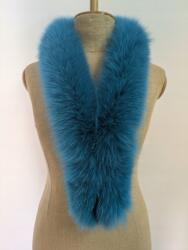  Sál gallér boa természetes festett róka szőrből