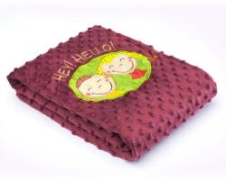 SENSILLO Păturică dublă pentru copii Sensillo Hey Hello 75x100 cm Patura