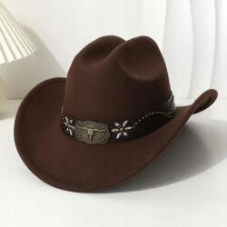  Cowboy kalap western texas retro Bika Koponya Virágok 56 57 cm (846550012304)