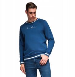 Ombre Férfi raglán ujjú pulóver sötétkék V1 OM-SSNZ-0244 méret Xs (72)