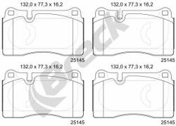 BRECK set placute frana, frana disc BRECK 25145 00 551 00 (25145 00 551 00)