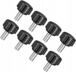  Csavar M5x10mm fekete műanyag 8 db (ptf220825tt9058eu)