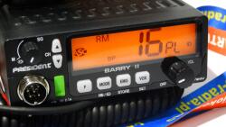 CB President Barry II Asc 12/24V Vox szivargyújtó csatlakozó Nem Ajándék (Barry II)