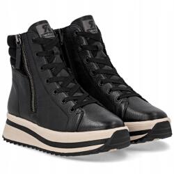 Rieker Női bakancs Rieker W3870-00 Black fekete Bőr MÉRET. 39 (W3870-00 BLACK)
