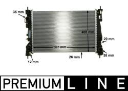 MAHLE Radiator, racire motor MAHLE BEHR *** PREMIUM LINE *** CR 1180 000P (CR 1180 000P)