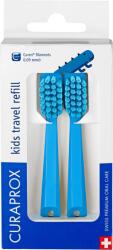 CURAPROX Kids Travel szett, kék csere, 2 darab