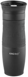 Kinghoff termobögre, 500 ml, rozsdamentes acél, fekete (KH-1615)