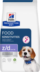 Hill's Prescription Diet Z/D Low Fat soy 10kg hidrolizált, alacsony zsírtartalmú kutyatáp allergiára