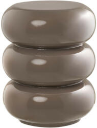 House Nordic Rosolina dohányzóasztal üvegszálból, barna, ø35, 5x44 cm