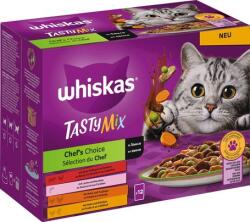 Whiskas Tasty Mix vegyes válogatás szószban - Alutasakos eledel - Multipack (12 x 85 g) 1.02kg