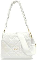 ZELLIA Női Oldaltáska 23061 Ekrü - Betű Mintás - (ZLK-23061-95316154)