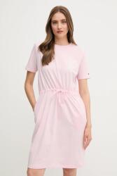 Tommy Hilfiger pamut ruha - rózsaszín S - answear - 25 990 Ft