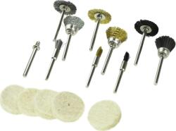 Dedra 15 db Drótkefe És Polírozó Készlet (08T608) (08T608)
