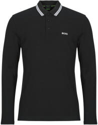 BOSS Tricou Polo manecă lungă Bărbați Plisy BOSS Negru EU L - spartoo - 461,60 RON