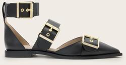 AllSaints bőr balerina cipő Sutton Shoe - fekete Női 38