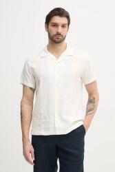 GUESS lenvászon ing MOSLEY - bézs L