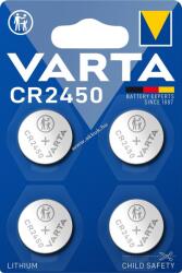 VARTA lítium gombelem CR2450 3V 4db/csomag