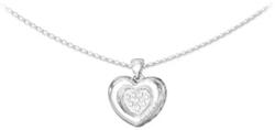 Guess női nyaklánc szív medállal JUBN05463JWRHT (JUBN05463JWRHT)