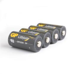 GP Batteries CR123A fényképezőgép elem 4db/csomag lítium
