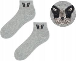 Marilyn Női zokni fényes kutyafejjel