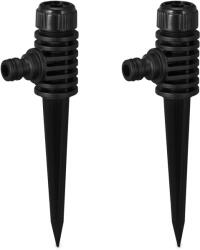 Relaxdays Aspersor negru Relaxdays, pachet de 2 (10075930)