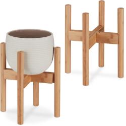 Relaxdays Suporturi pentru plante Relaxdays, set de 2 (10075229)