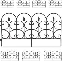 Relaxdays Set de 8 borduri de pat din plastic Relaxdays (10106919)