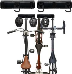Relaxdays Suport de perete pentru bicicletă Relaxdays cu șină (10123834)