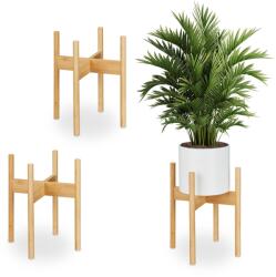 Relaxdays Suporturi pentru plante Relaxdays, set de 3 (10104201)