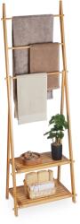 Relaxdays Suport pentru prosoape Relaxdays din bambus cu 3 bare (10092923)
