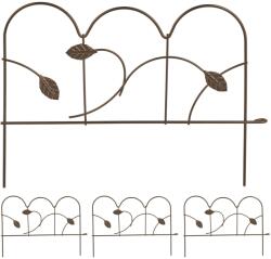 Relaxdays Set de 4 borduri de pat metalice Relaxdays (10102662)
