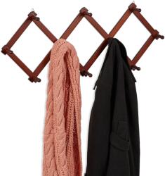 Relaxdays Cuier extensibil de perete din lemn Relaxdays (10095715)