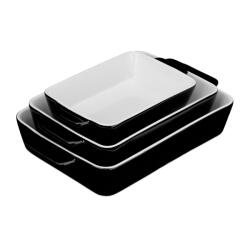 Relaxdays Set de caserole Relaxdays, format din 3 piese (10076620)