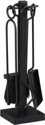 Relaxdays Set de scule pentru șemineu Relaxdays, 5 piese, negru (10115000)