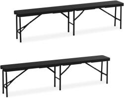 Relaxdays Set de 2 bănci de bere Relaxdays 180 cm (10109664)