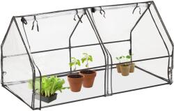 Relaxdays Cadru rece din folie PVC Relaxdays cu 2 uși (10077435)