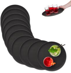 Relaxdays Set Relaxdays de 10 tăvi de servire Ø 35 cm (10107710) Tava