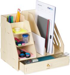 Relaxdays Organizator de birou Relaxdays cu dosar vertical (10079237)