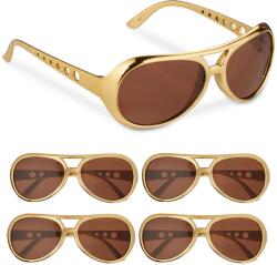 Relaxdays Set de 5 ochelari de petrecere Relaxdays cu model rapper (10099239)
