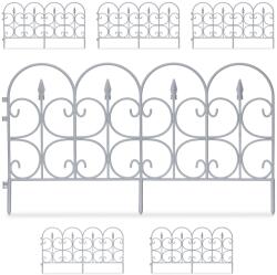 Relaxdays Gard de grădină din plastic Relaxdays, set de 6 bucăți (10093655)