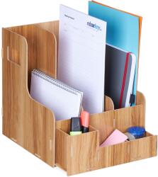 Relaxdays Dosar vertical Relaxdays cu 3 compartimente și cutie pentru ustensile (10079045)