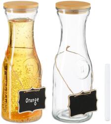 Relaxdays Carafă de apă Relaxdays cu capac într-un set (10115690)