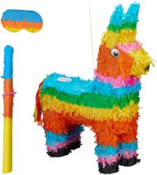 Relaxdays Set Pinata Relaxdays Măgar cu Băț și Mască (10125438)
