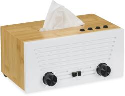 Relaxdays Cutie pentru șervețele faciale Relaxdays cu design radio (10116754)