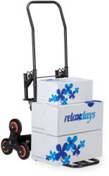 Relaxdays Cărucior manual Relaxdays pentru urcat scări, negru (10076978)