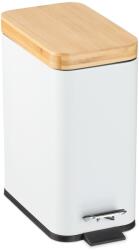 Relaxdays Coș de gunoi pentru baie Relaxdays 5 l cu capac din bambus (10107836) Cos de gunoi