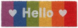 Relaxdays Covoraș de ușă Relaxdays cu nucă de cocos „Hello curcubeu (10077798) Covor
