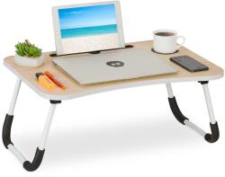 Relaxdays Masă pentru laptop Relaxdays cu suport pentru tabletă și băutură (10090093) Suport laptop