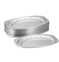 Relaxdays Set de 25 de farfurii de servire din aluminiu Relaxdays (10085565) Tava