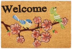 Relaxdays Covoraș de intrare Relaxdays cu nucă de cocos, Welcome Bird (10062042) Covor